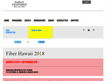 Tablet Screenshot of hawaiicraftsmen.org